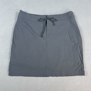 Columbia Skort Womens 8 Medium Gray Activewear Skirt Walking Hiking Travel 16.5"
